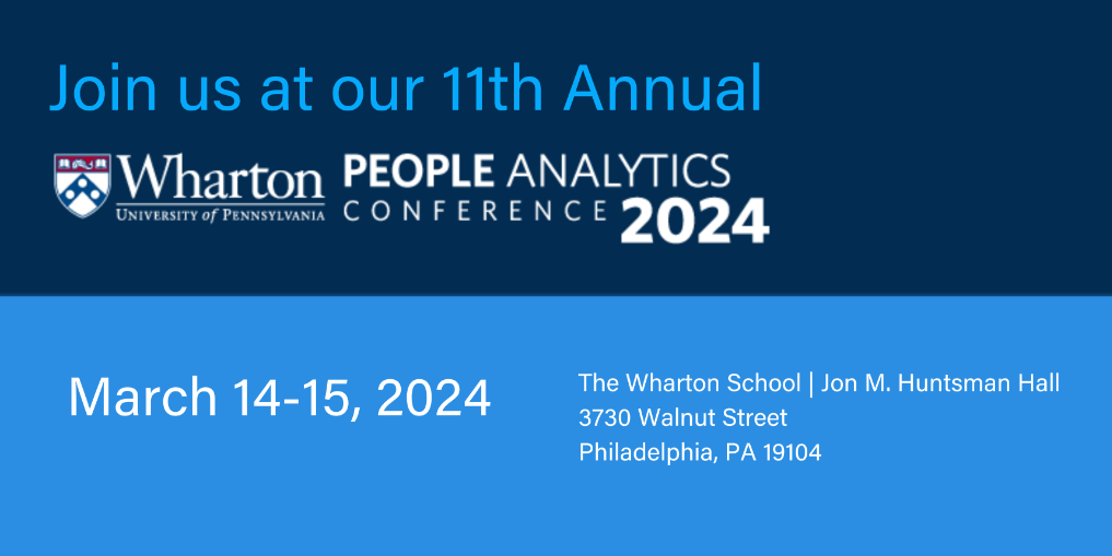 Wharton People Analytics hr conference